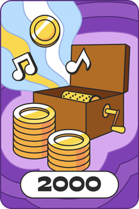 Accumulate 2000 coins